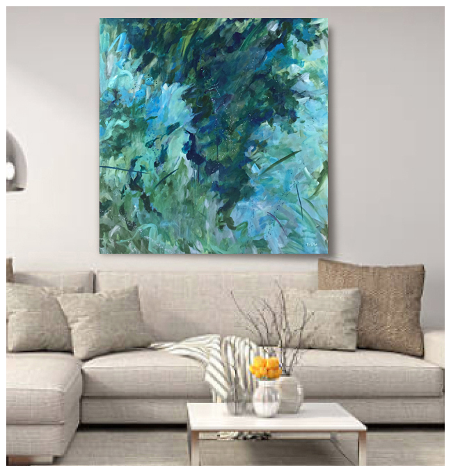 Exhilarated - Original acrylic painting by Eric Soller