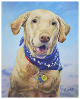 Callie - Original pastel painting by Eric Soller