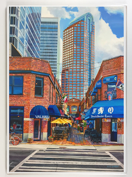 French Quarter packaged - From an original acrylic painting by Eric Soller