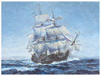 Sailing - Original oil painting by Eric Soller