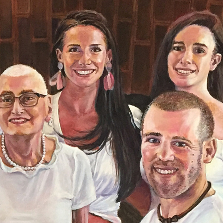 Family Painting - Original acrylic painting by Eric Soller