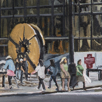Trade & Tryon - Original oil painting by Eric Soller