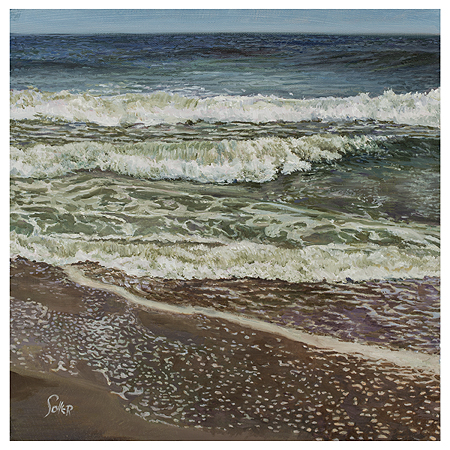 Rolling In, Original oil painting by the fine artist Eric Soller