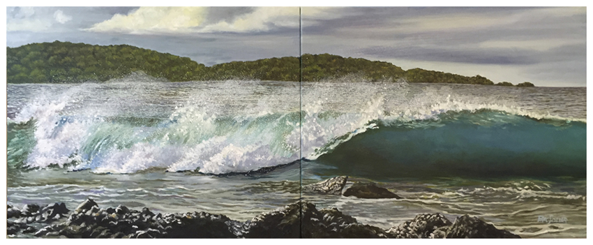  High Tide, Original oil painting by artist Eric Soller