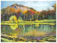 Kings Pinnacle - Original pastel painting by Eric Soller