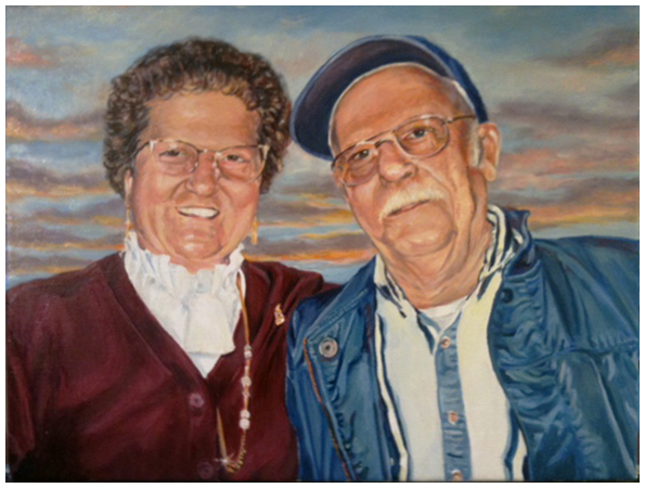 Sherries Folks, Original oil painting by the fine artist Eric Soller